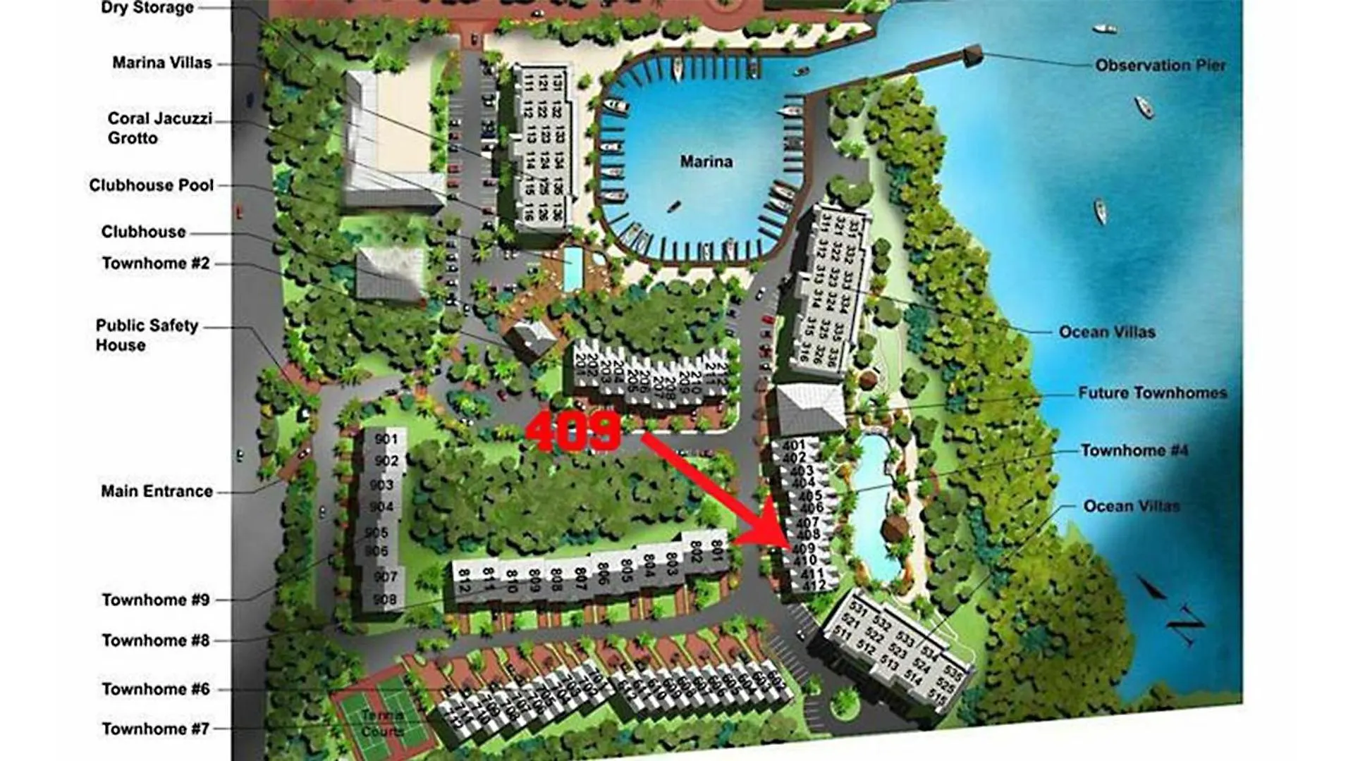 Apartment 409 Mariners Club *